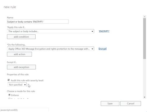 exchange online encryption|exchange encryption settings.